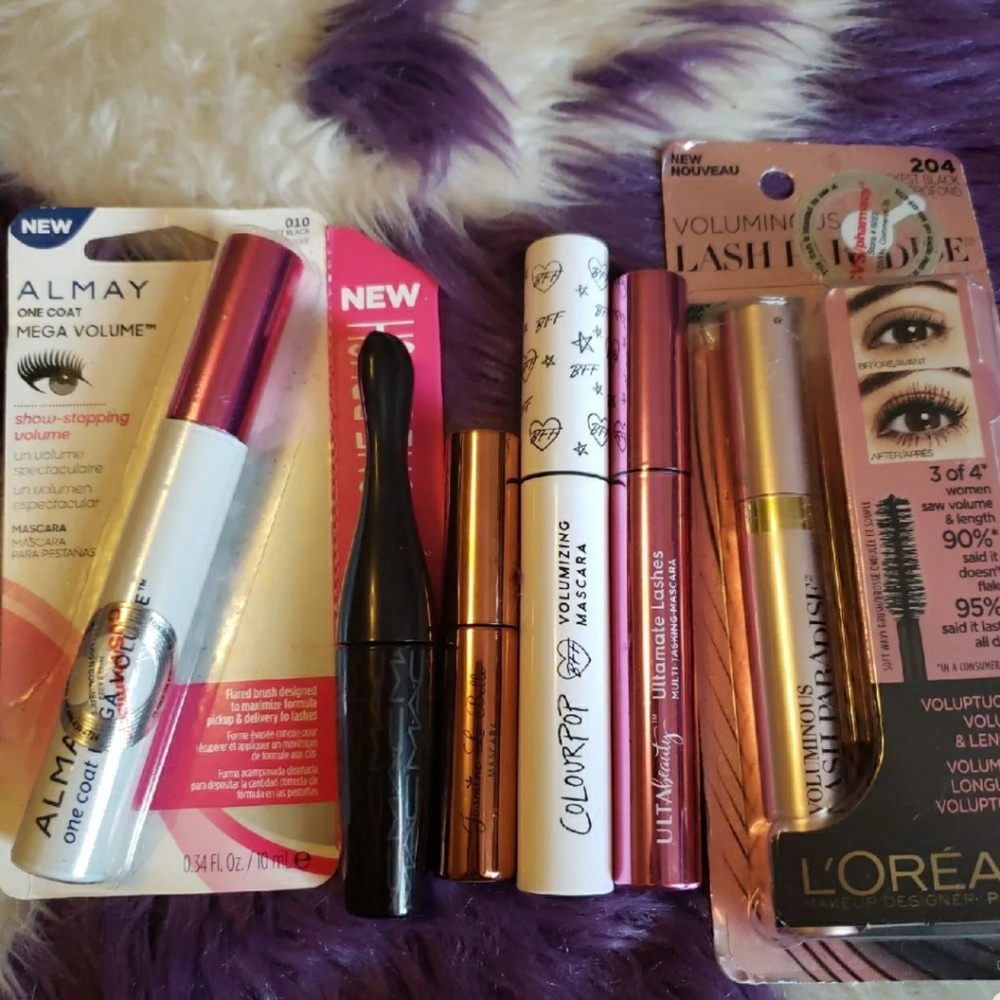 6 black mascaras bundle colourpop mac ulta